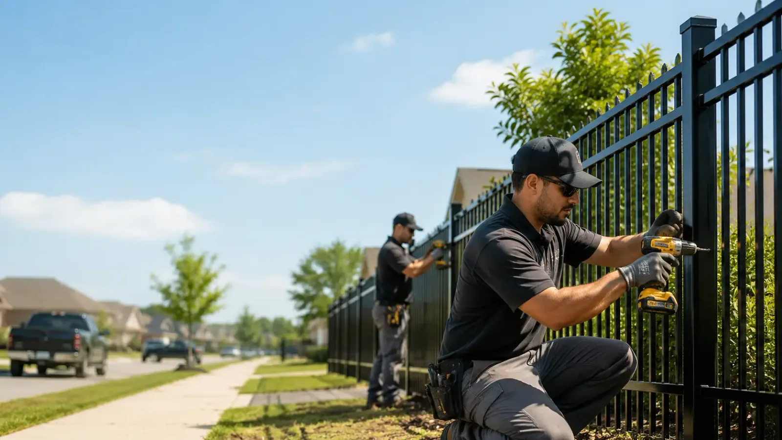 Metal Fence Installation in Clinton, IA